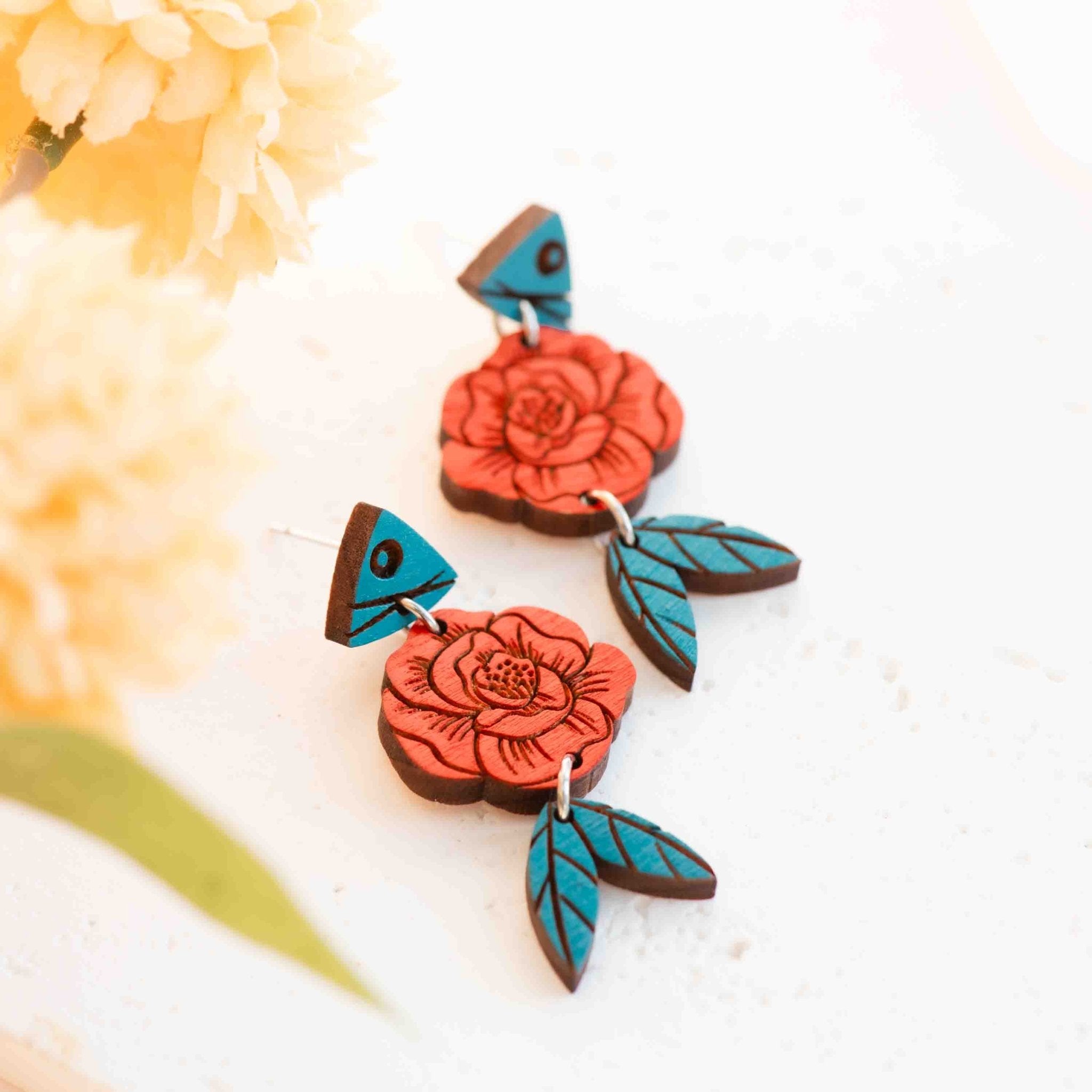 Rosie Fish Drop Earrings - Robin Valley Official Store