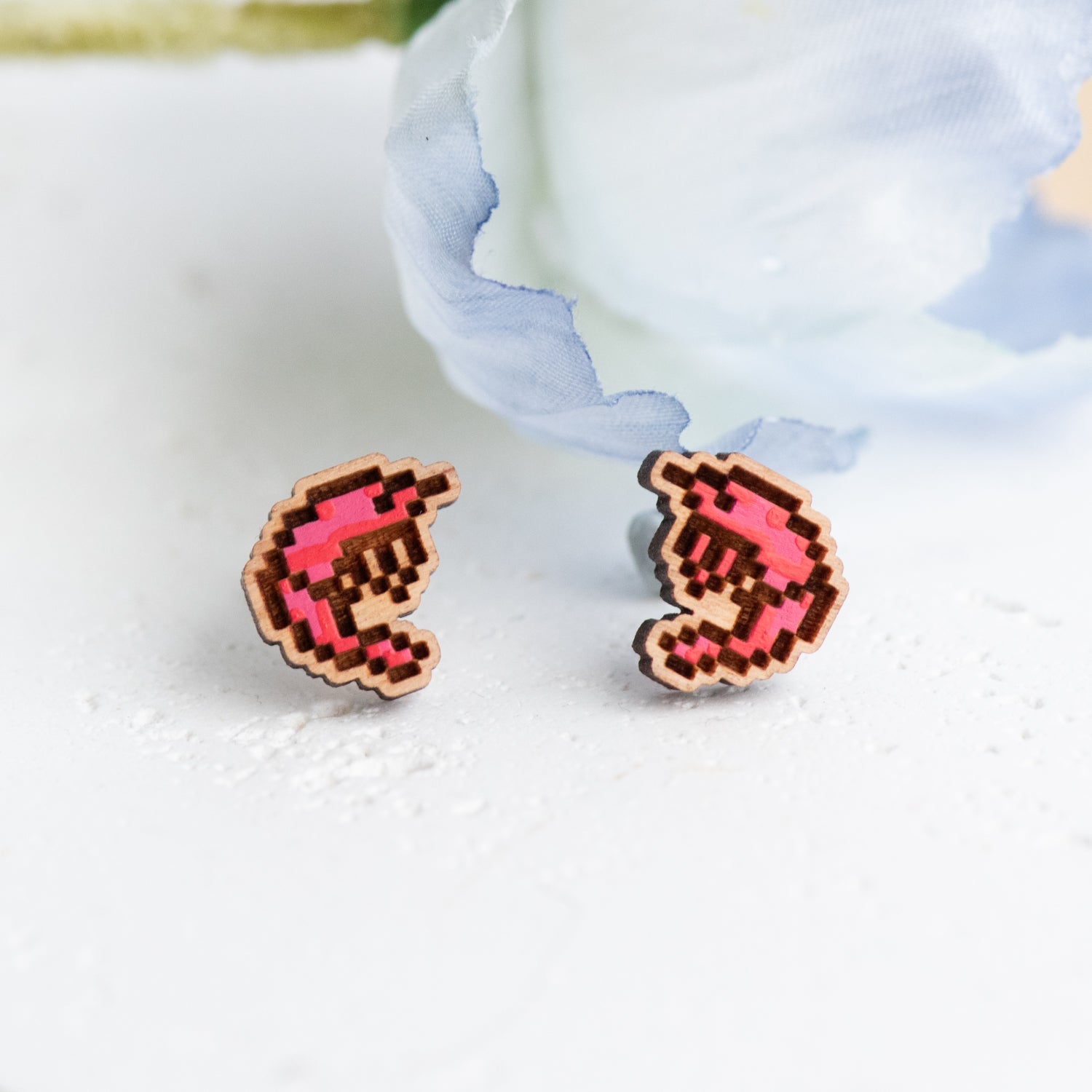 Shrimp Earrings – Stardew Valley Inspired - Robin Valley Official Store