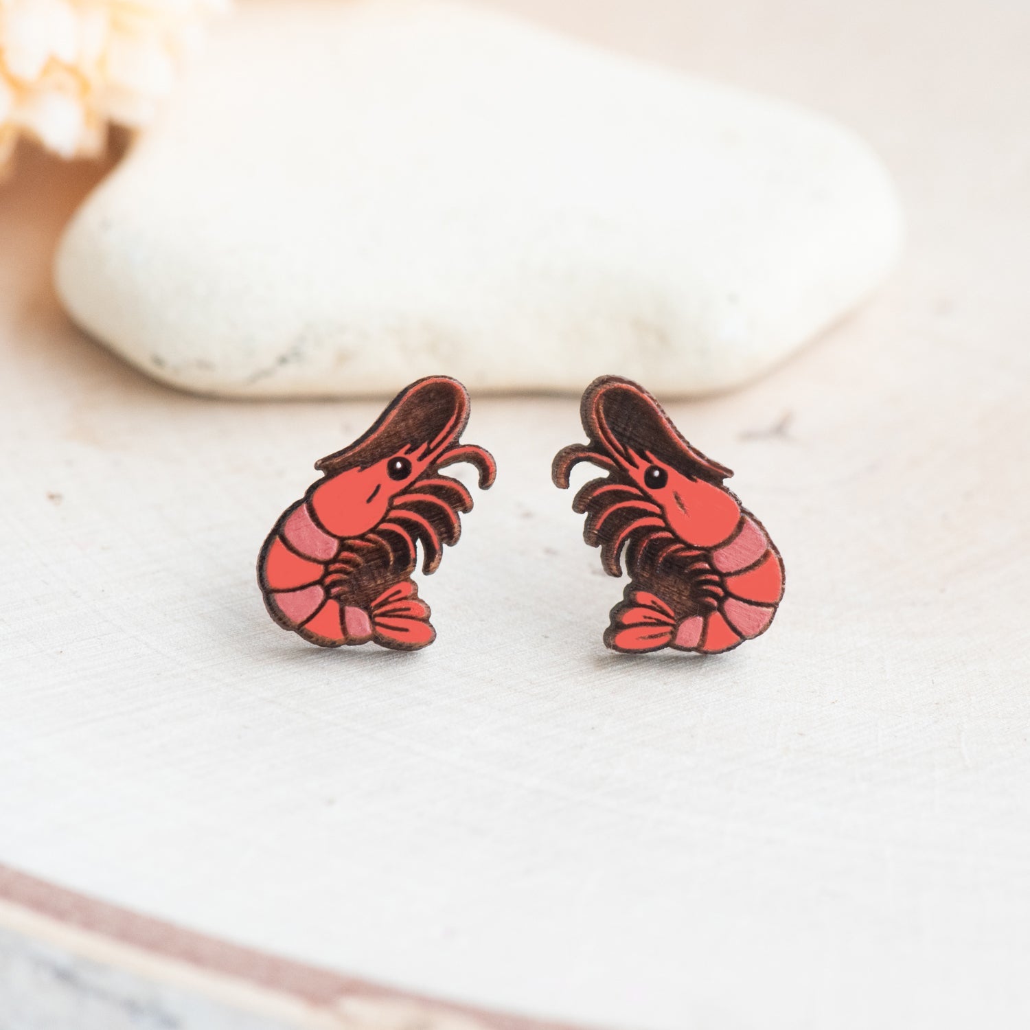 Shrimp Stud Earrings - Robin Valley Official Store