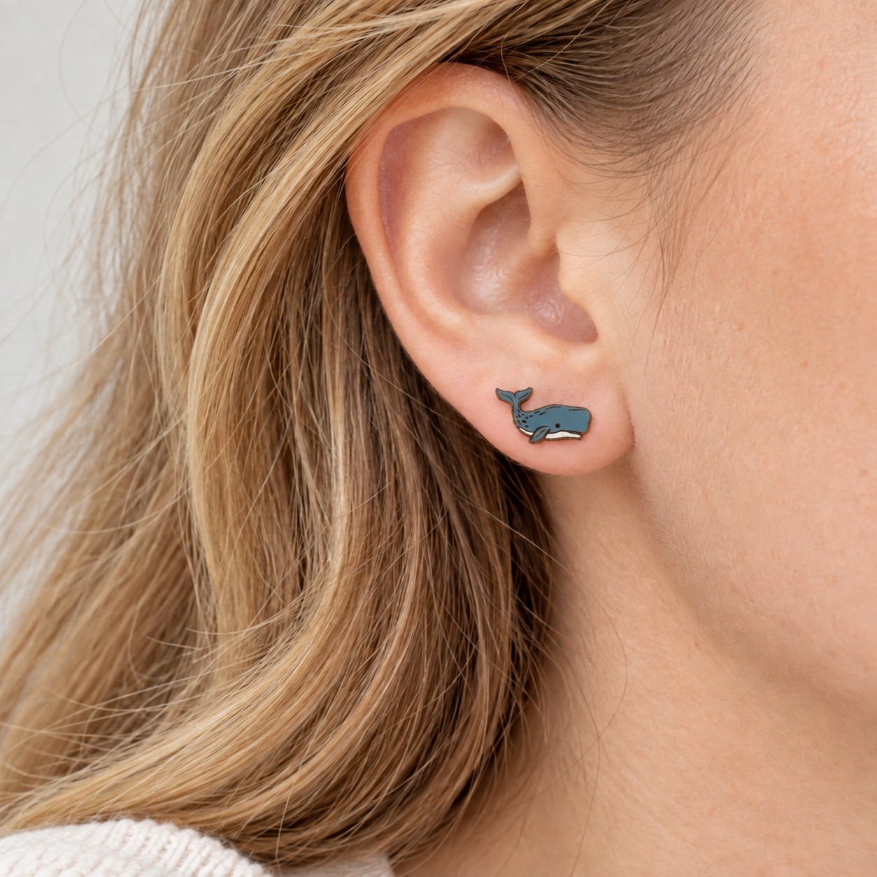 Pendientes de tortuga marina