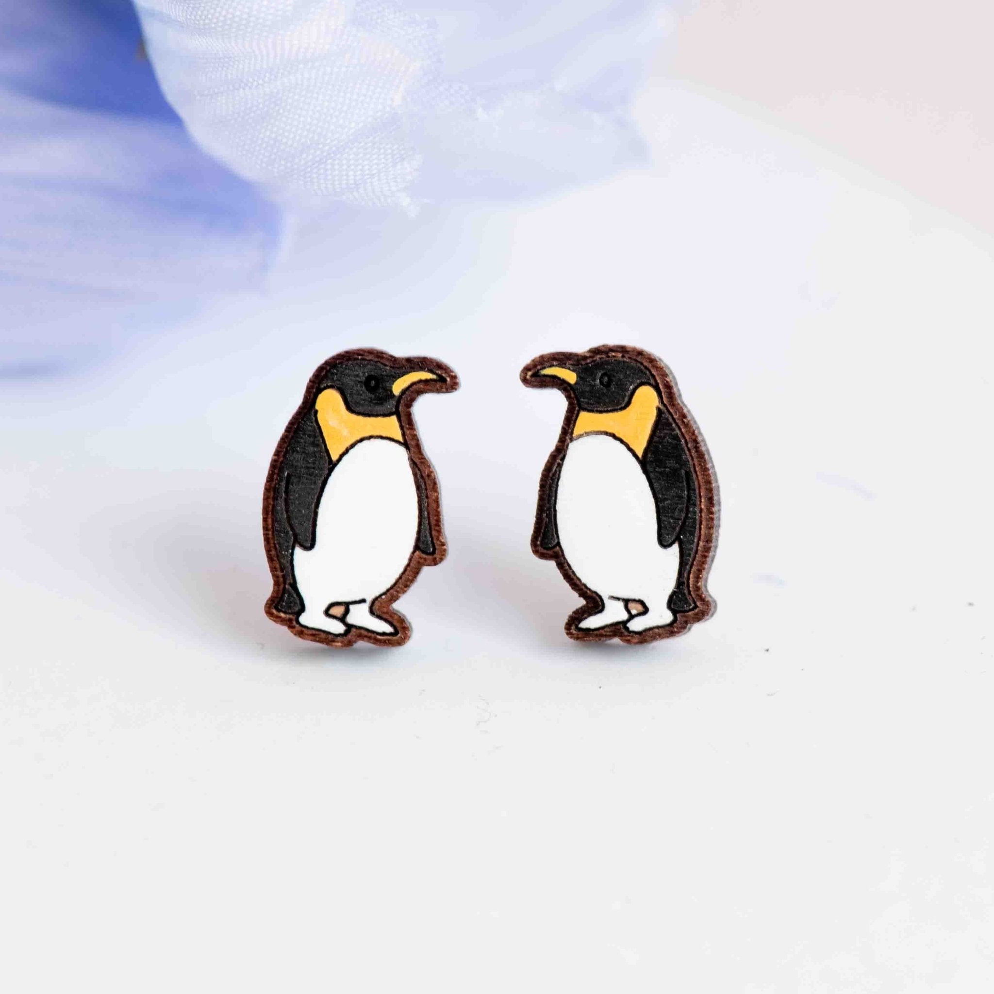 Standing Penguin Stud Earrings - Robin Valley Official Store