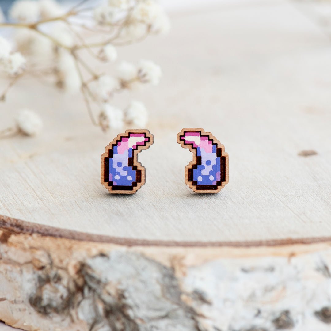 Stardew Valley Dragon Tooth Stud Earrings - Robin Valley Official Store