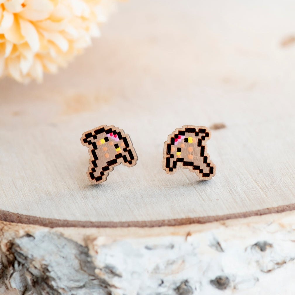 Stardew Valley Sandfish Stud Earrings - Robin Valley Official Store