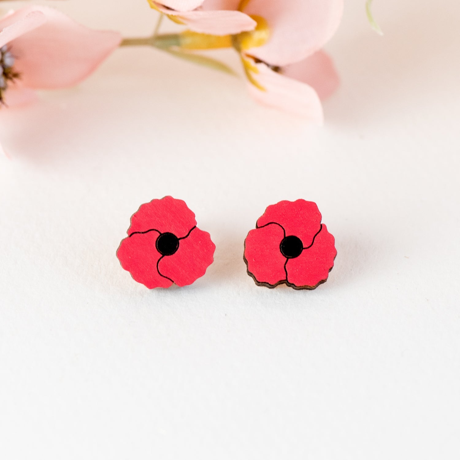 The Poppy Flower Earrings - Robin Valley Official Store