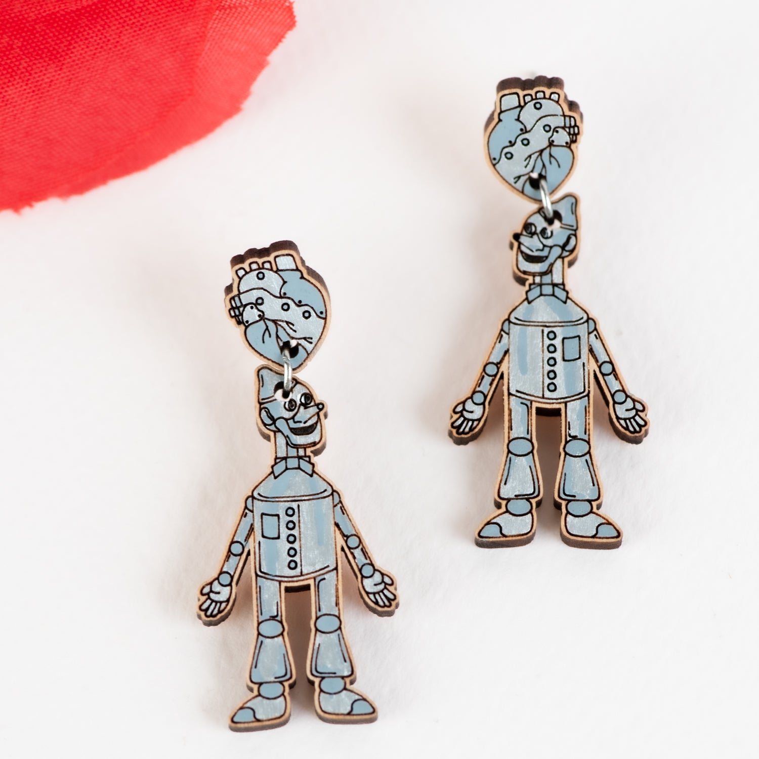 The Tin Man Drop Earrings - Robin Valley Official Store