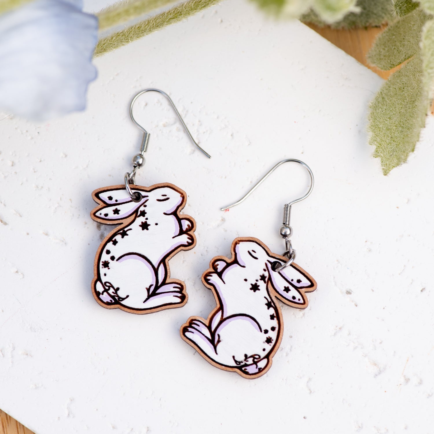 The White Rabbit Hook Earrings - Robin Valley Official Store