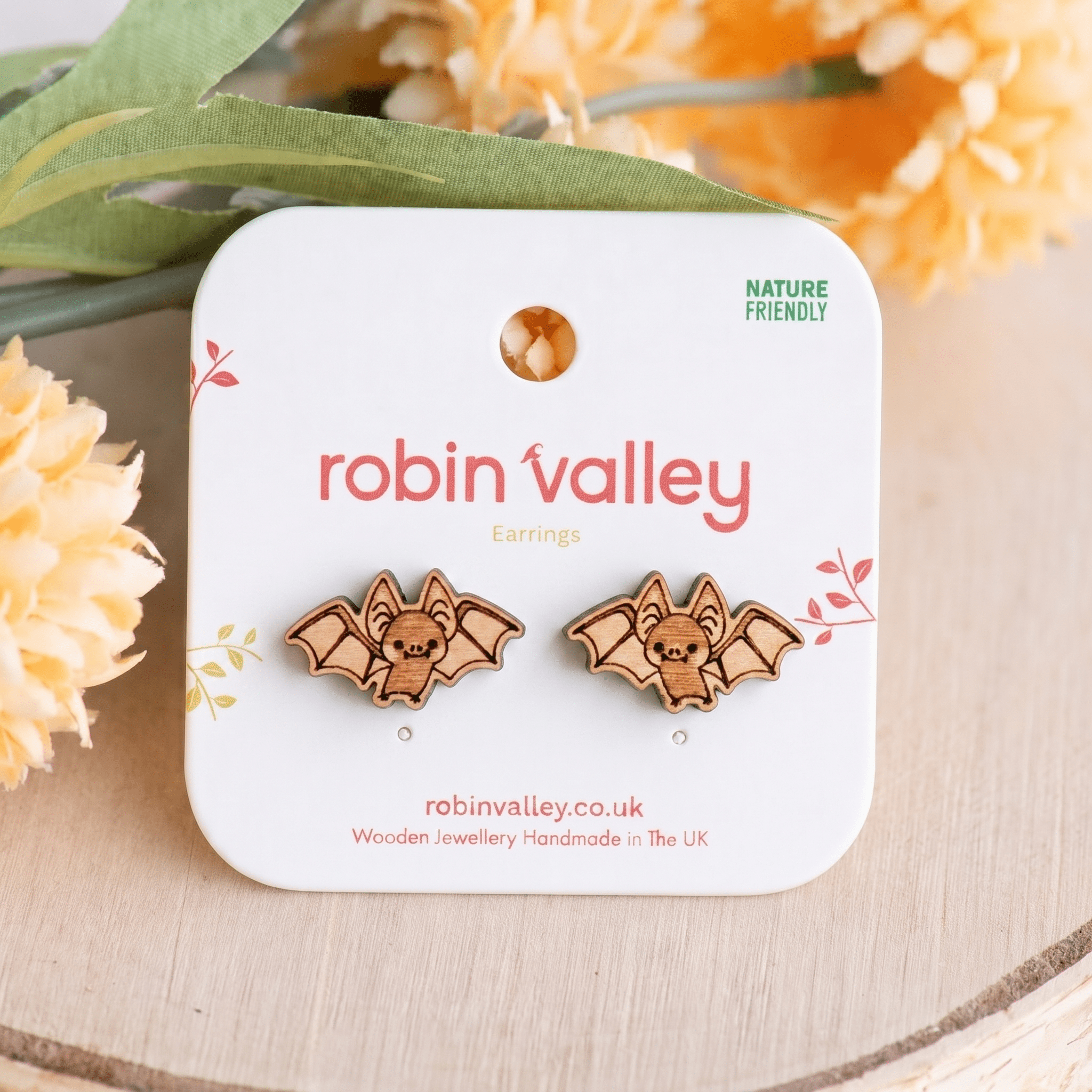 Vampire Bat Stud Earrings - Robin Valley Official Store
