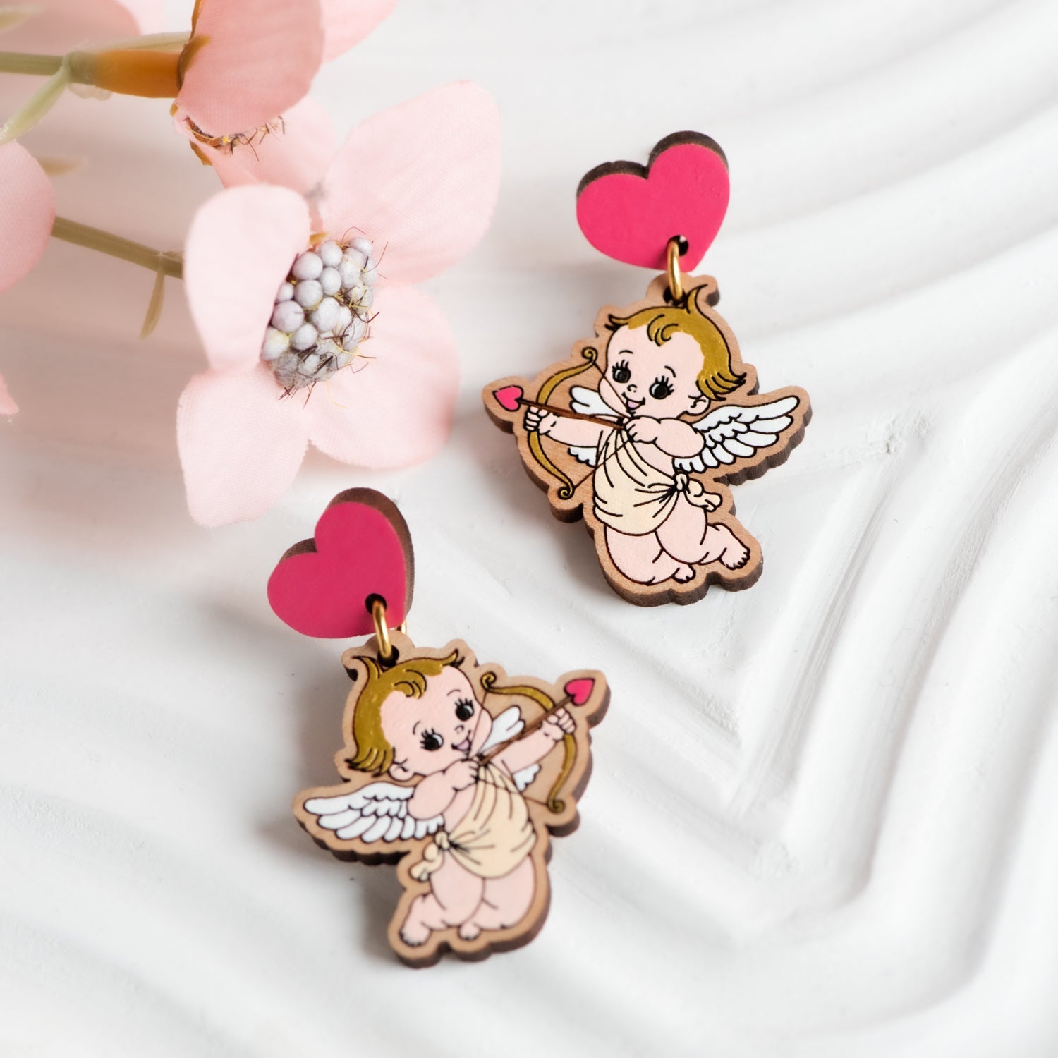 Vintage Cupit Drop Earrings - Robin Valley Official Store