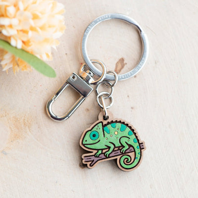 Walking Chameleon Keyring - Robin Valley Official Store