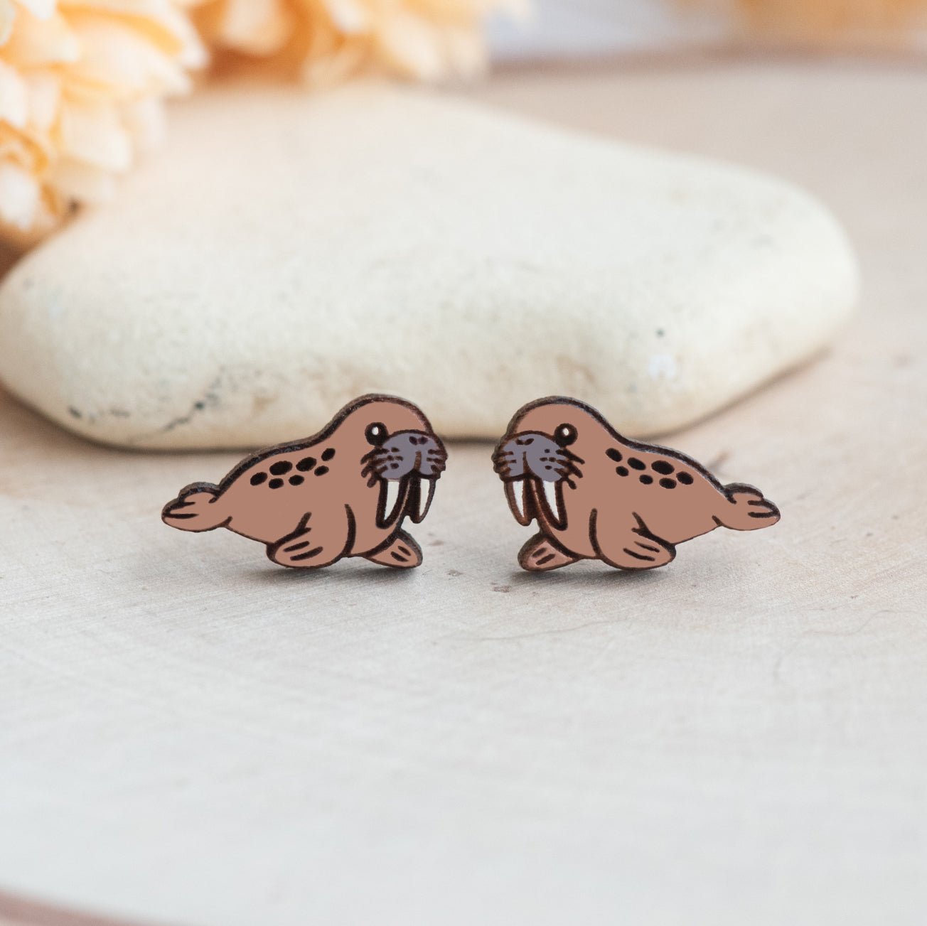 Walrus Stud Earrings - Robin Valley Official Store