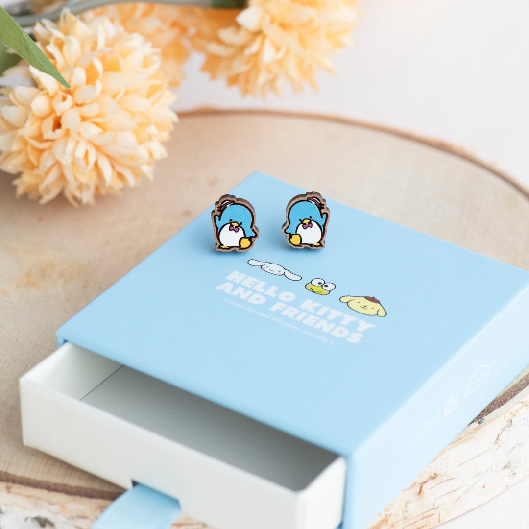 Waving Tuxedosam Stud Earrings - Robin Valley Official Store