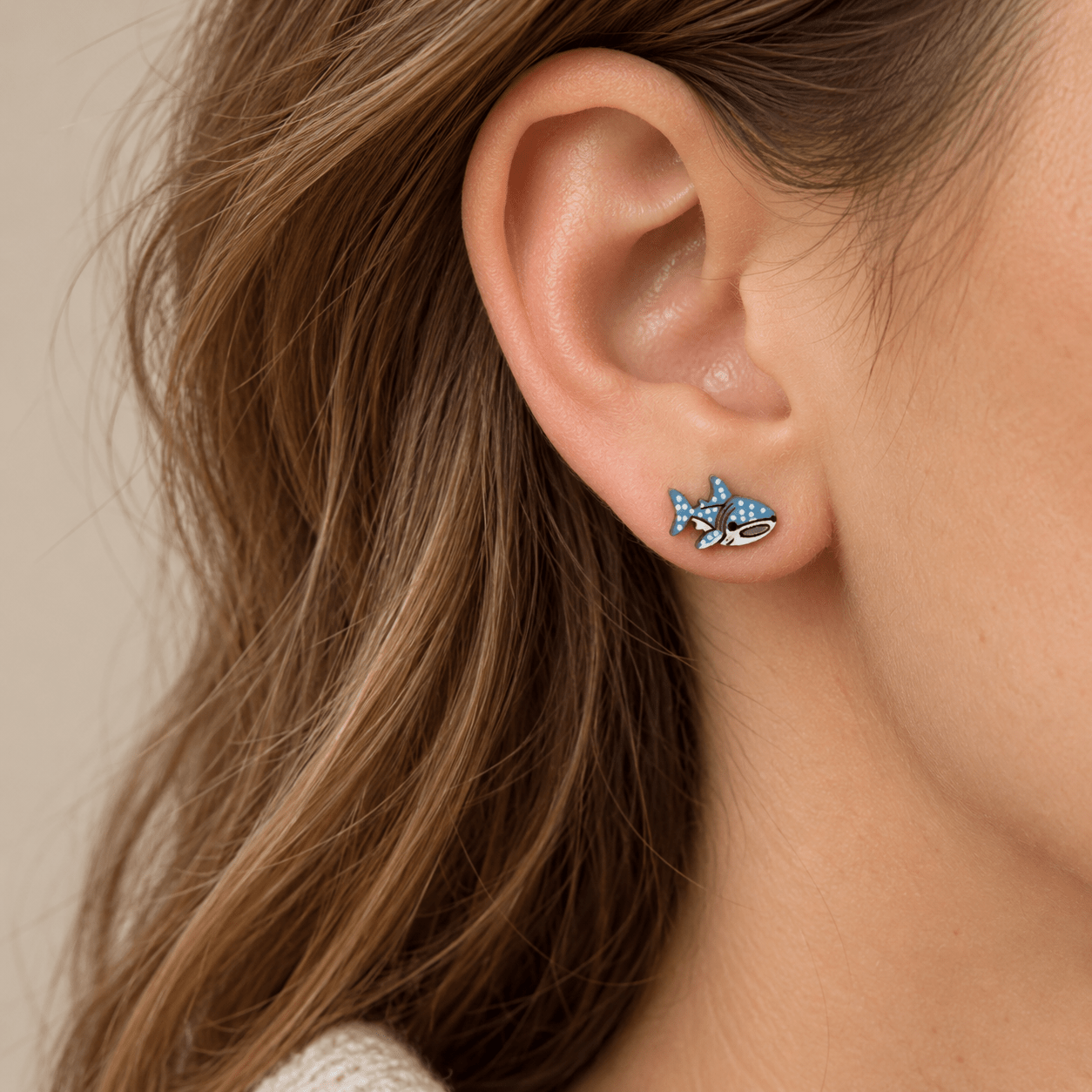 Whale Shark Stud Earrings - Robin Valley Official Store