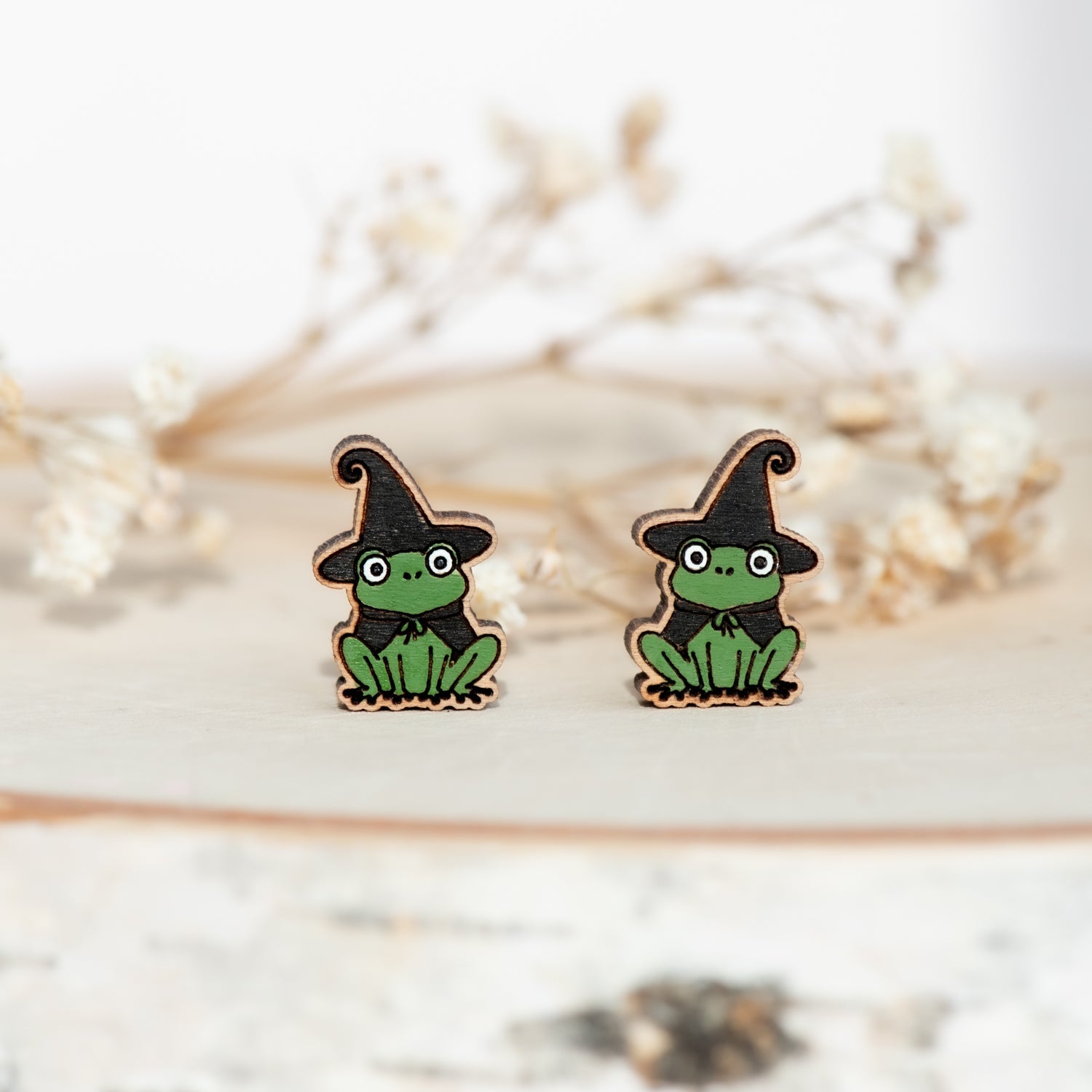 Witch Frog Stud Earrings - Robin Valley Official Store