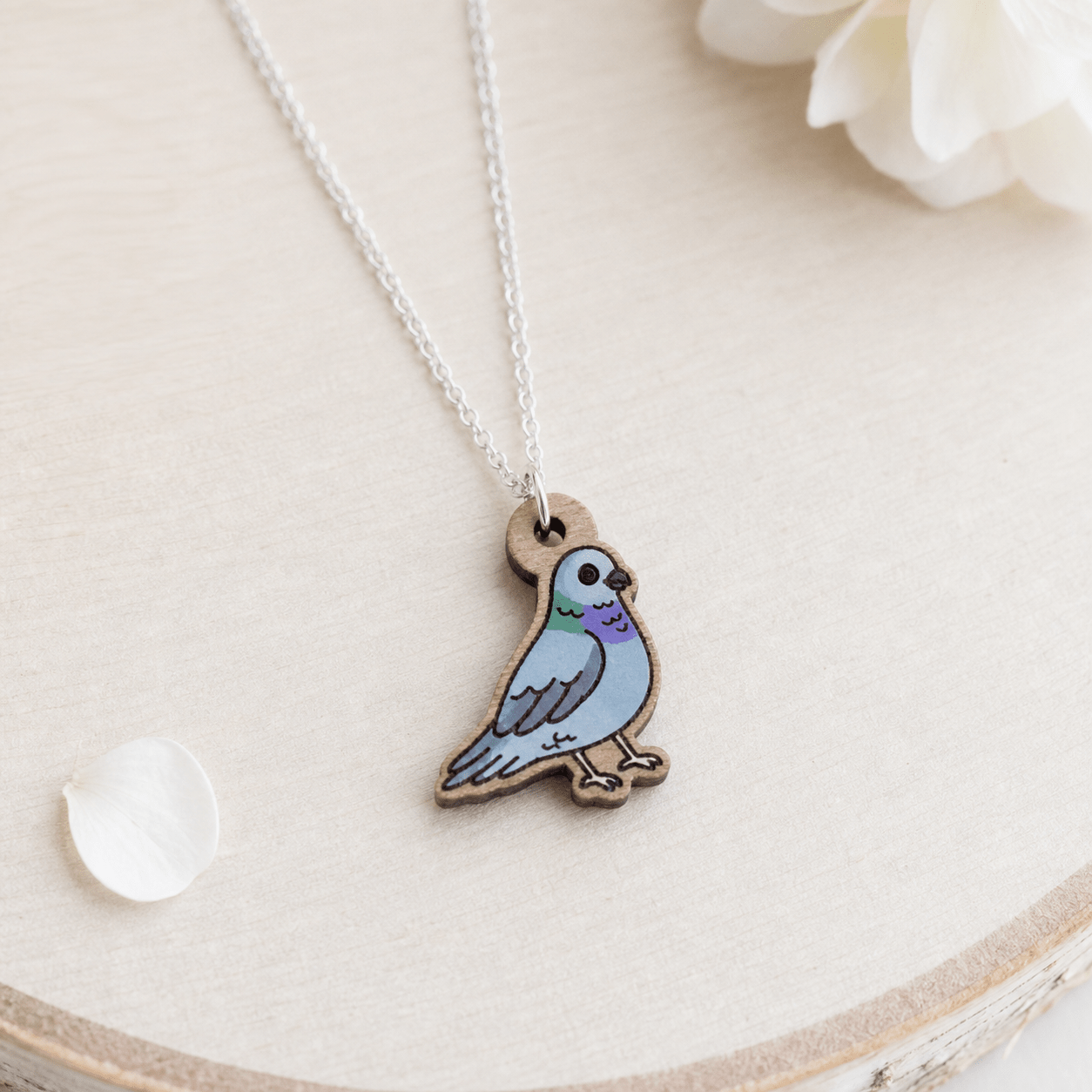 Wood Pigeon Necklace - Robin Valley Official Store