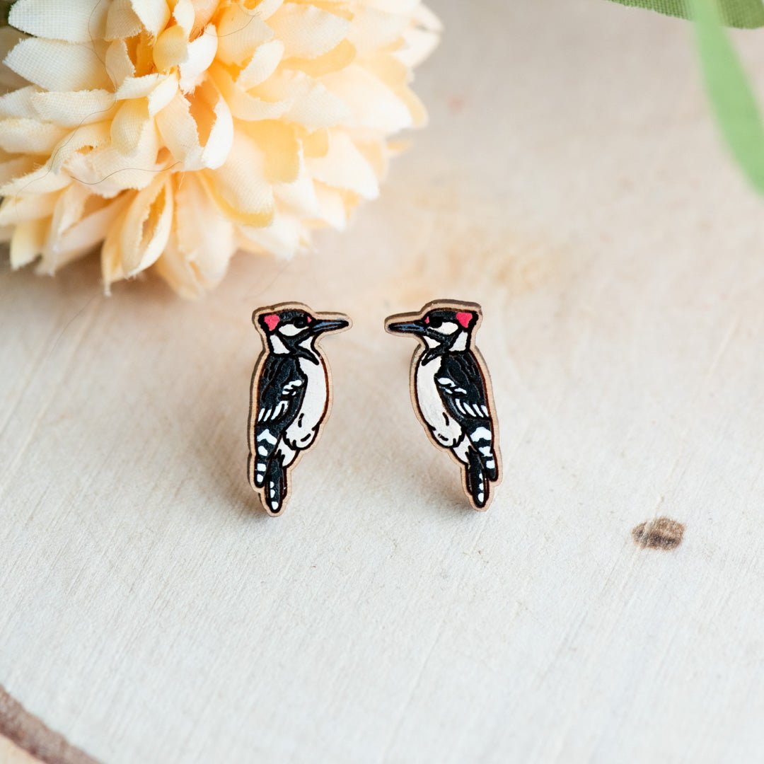 Woodpecker Earrings - Robin Valley Official Store