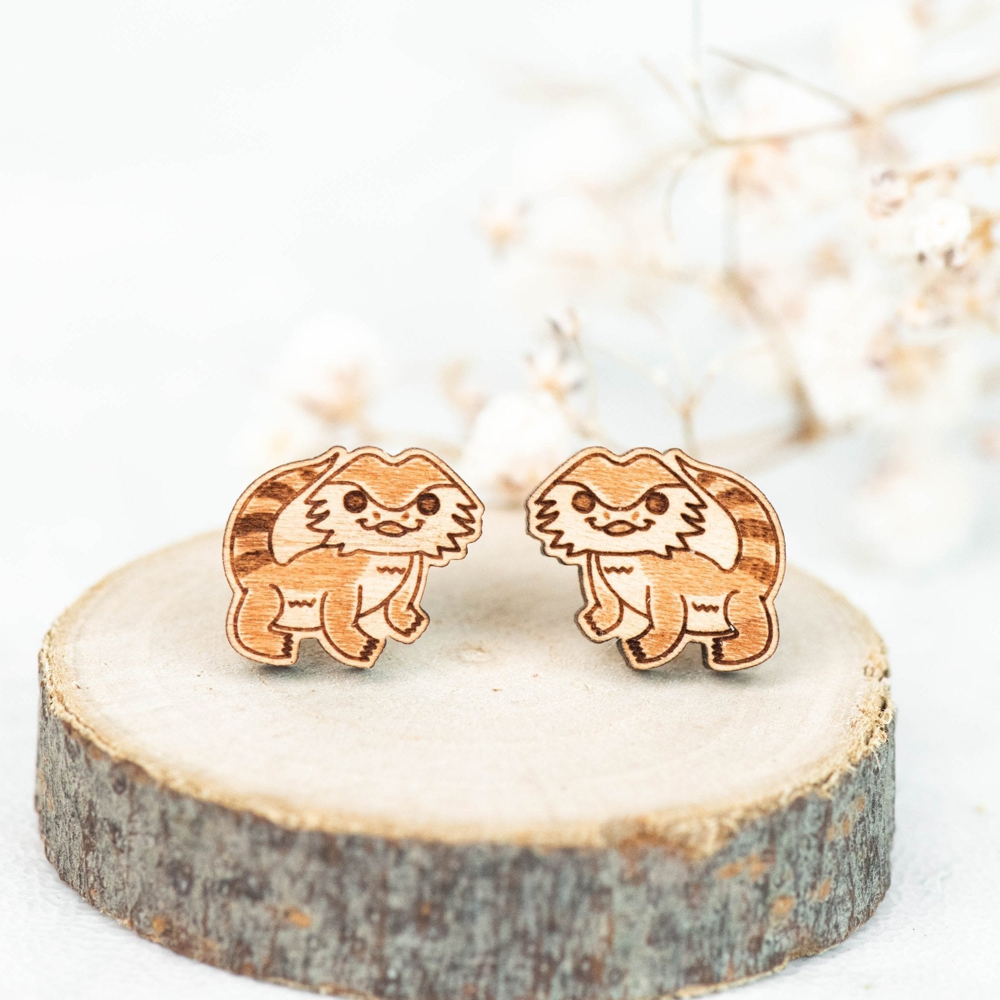 Bearded Dragon Earrings - EL10165 - Robin Valley Official Store