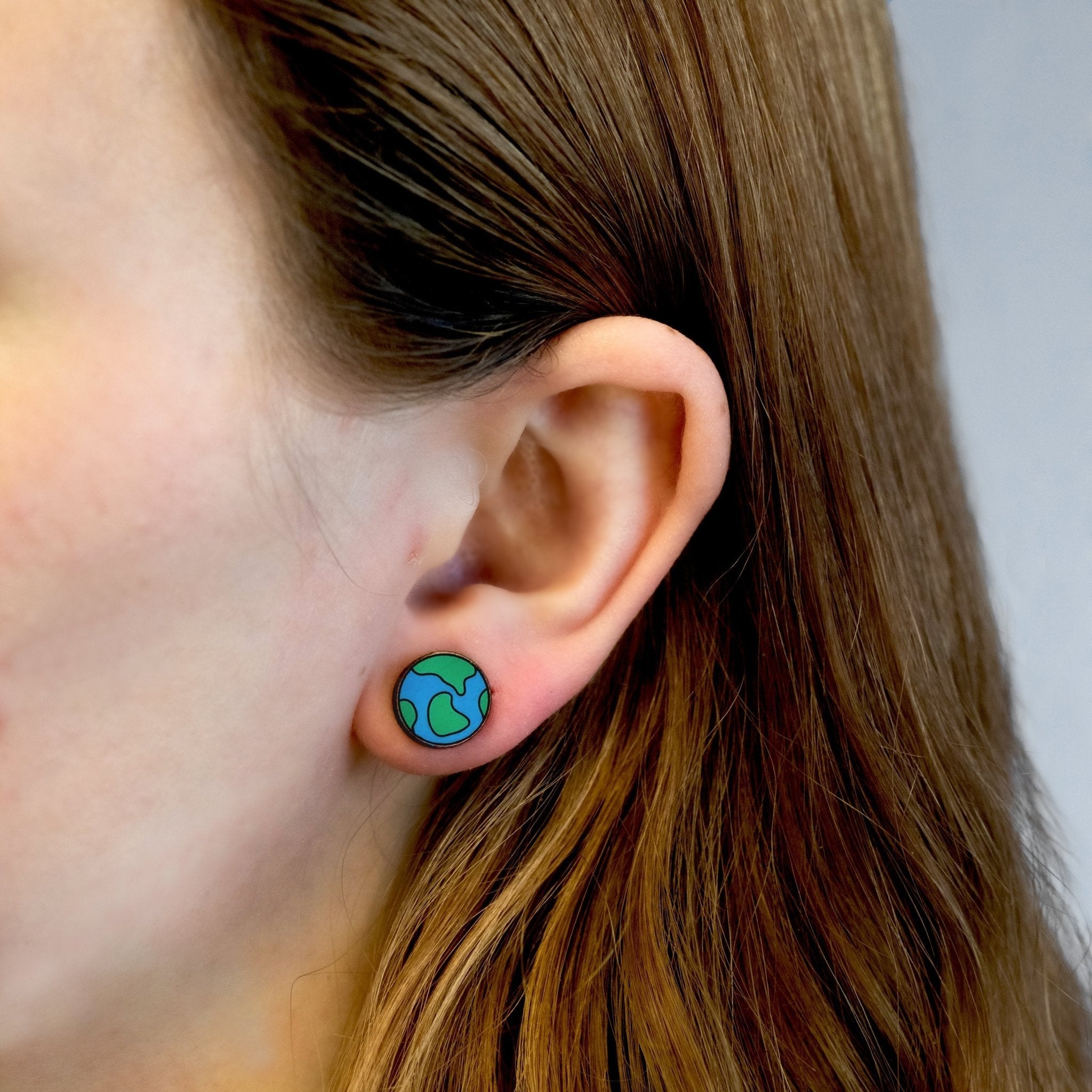 Hand - painted Solar System Planets Earrings - PET15139P - Robin Valley Official Store