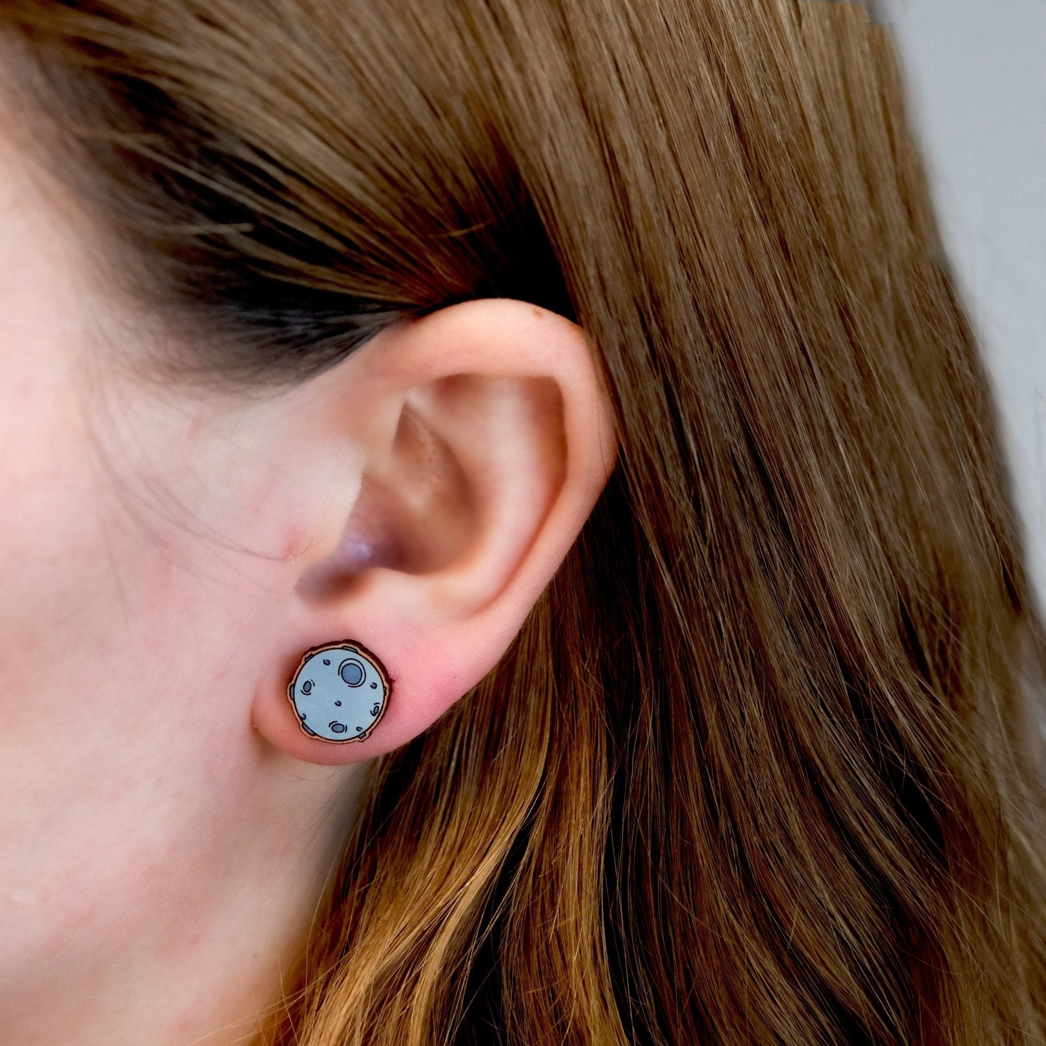 Hand - painted Solar System Planets Earrings - PET15139P - Robin Valley Official Store