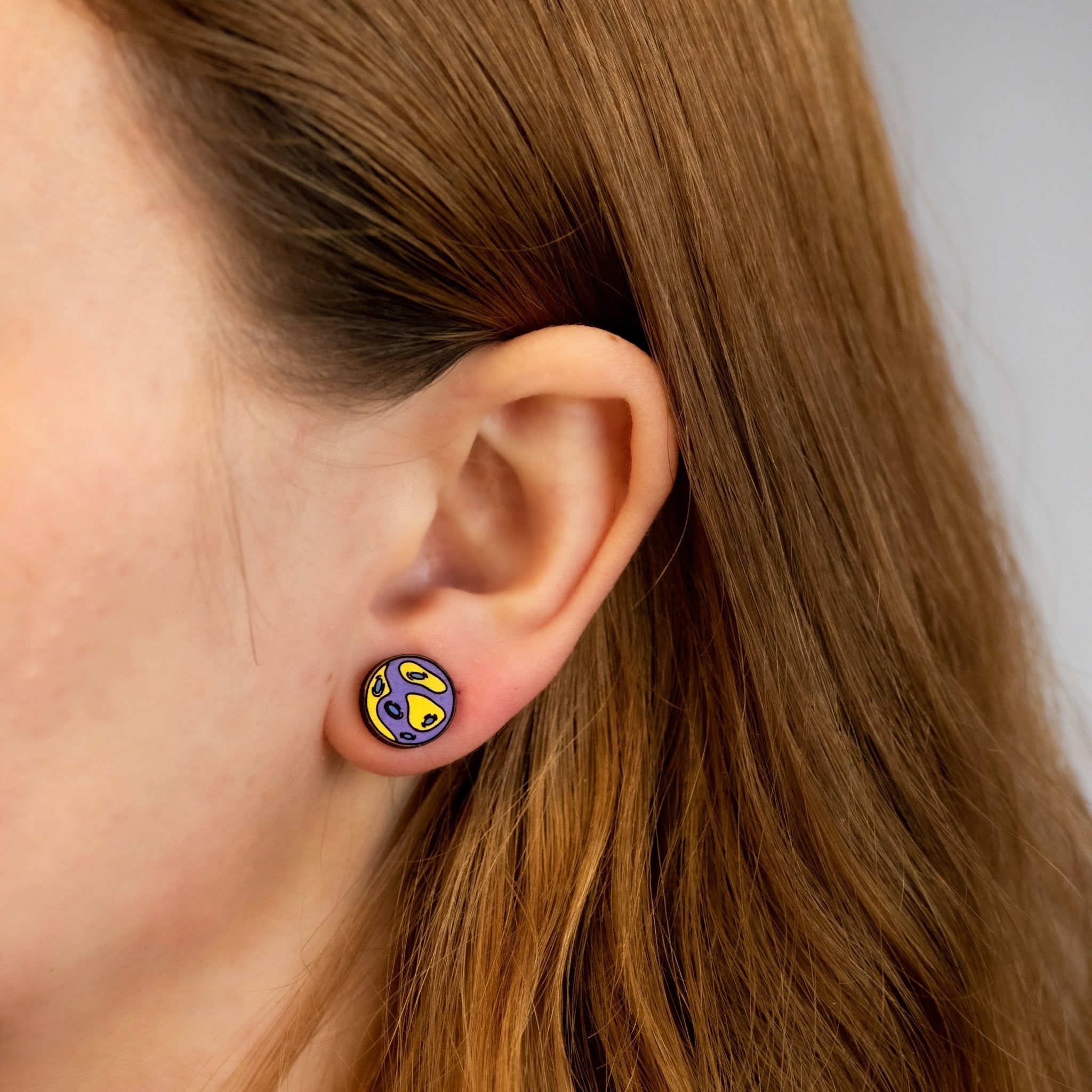 Hand - painted Solar System Planets Earrings - PET15139P - Robin Valley Official Store
