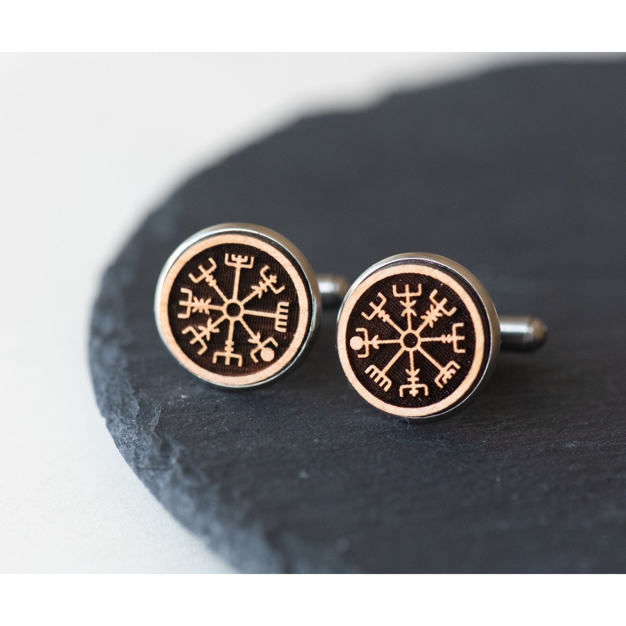 Nirdic Compass Viking Compass Cufflinks - CT35009 – Robin Valley Official Store